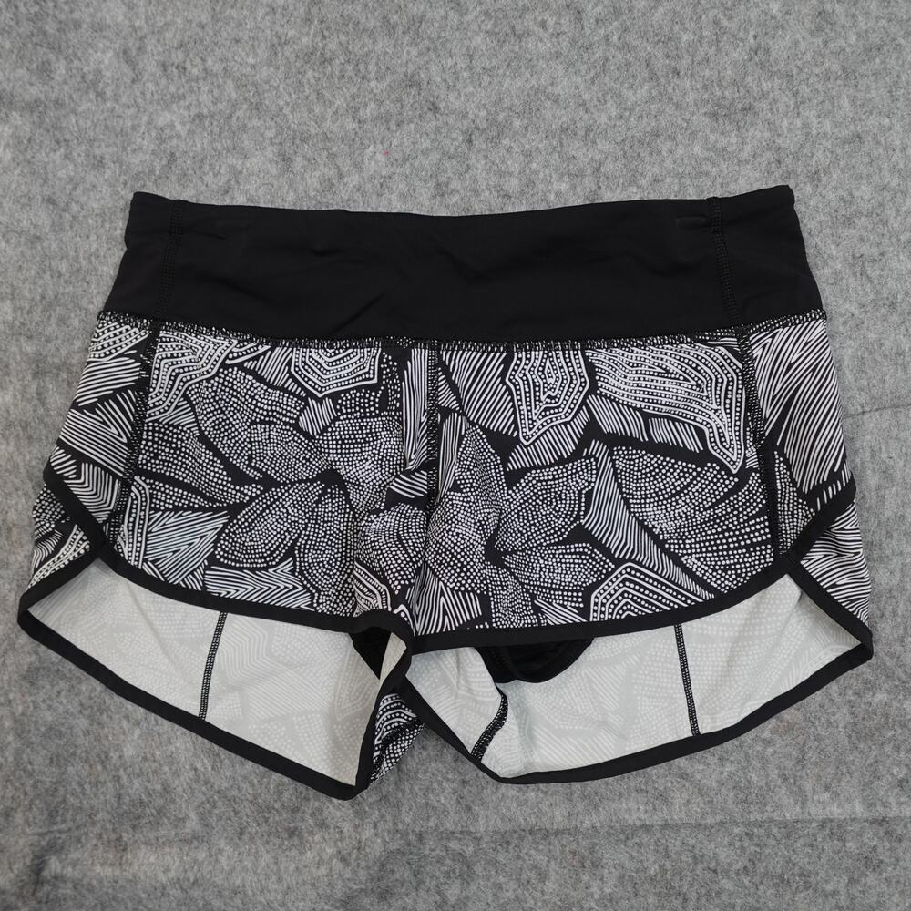 Lululemon Shorts Womens 4 Run Speed Gym‎ Workout Athletic 2.5" Dottie